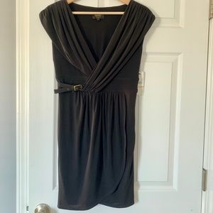 LAUNDRY BY SHELLI SEGAL belted faux wrap dress